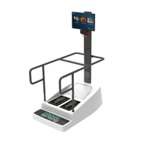 Système d'entraînement à l'équilibre par perturbation avec exercices doubles (moteurs et cognitifs) permettant une rééducation physique et neurologique de haut niveau. Plateforme Kine-sim IX Dynamic